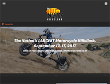 Tablet Screenshot of bignastyhillclimb.com